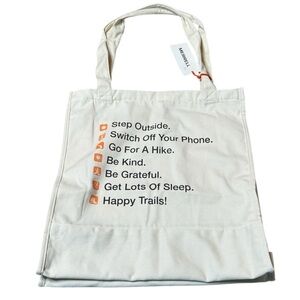 Merrell | Recycled Trailhead Canvas Tote Bag with Graphic Lettering Step Outside